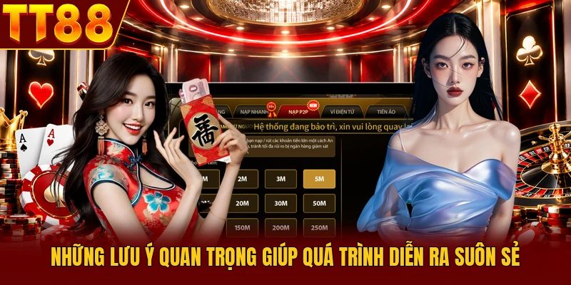 Rút Tiền TT88 Nhanh Chóng & An Toàn Tuyệt Đối Cho Người Chơi 4 Những lưu ý quan trọng giúp quá trình diễn ra suôn sẻ