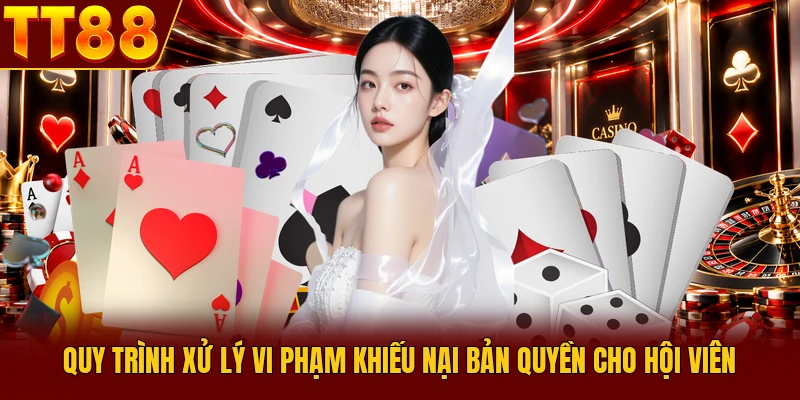 Quy trình xử lý vi phạm khiếu nại bản quyền cho hội viên