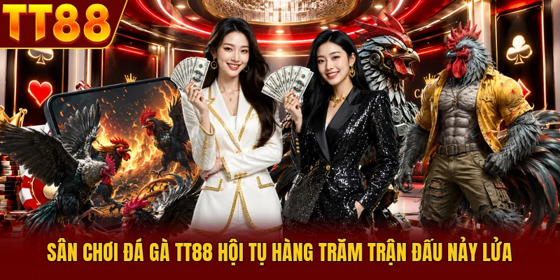 Đá Gà TT88 - Sảnh Cược Kê Chiến Trực Tuyến Sôi Động 2026 1 Sân chơi đá gà TT88 hội tụ hàng trăm trận đấu nảy lửa