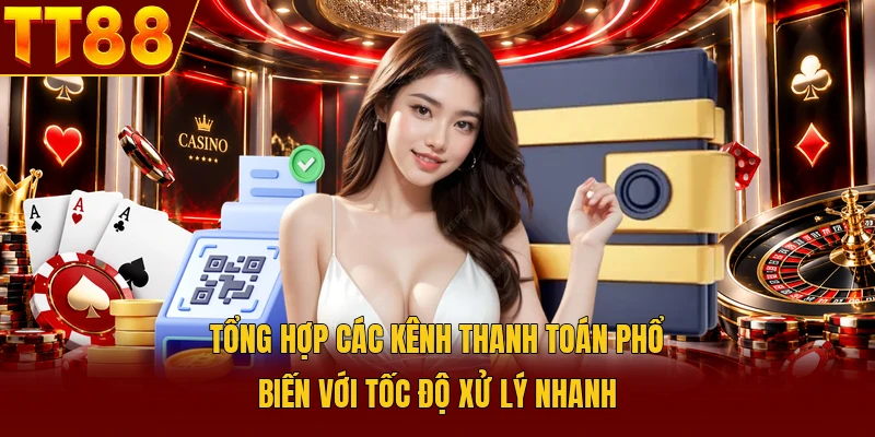 Nạp Tiền TT88 Nhanh Chóng Và An Toàn Nhất Hiện Nay 2 Tổng hợp các kênh thanh toán phổ biến với tốc độ xử lý nhanh