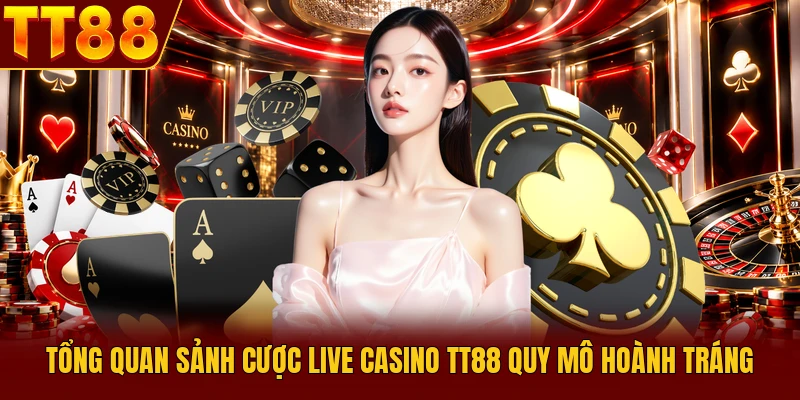 Live Casino TT88 - Bùng Nổ 500+ Bàn Chơi Sôi Động 2026 1 Tổng quan sảnh cược live casino TT88 quy mô hoành tráng